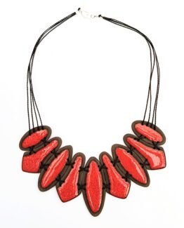 Collar Fabiana rojo
