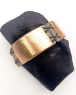 Brazalete rectangular pequeño bronce