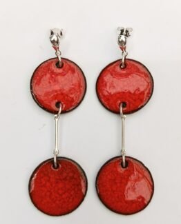 Aros Lulú rojo