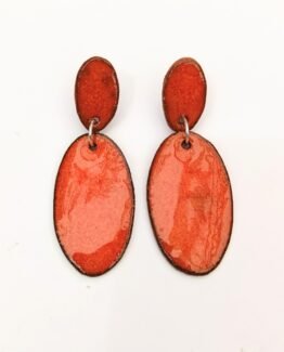Aros Beatriz naranja