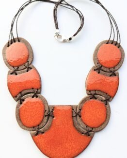 Collar Emma naranja
